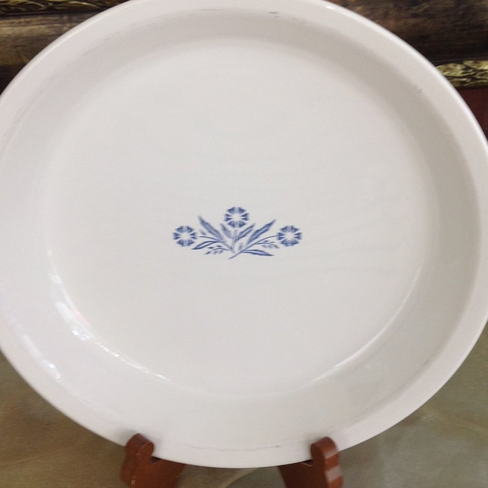 Corningware Blue Cornflower Pie Plate